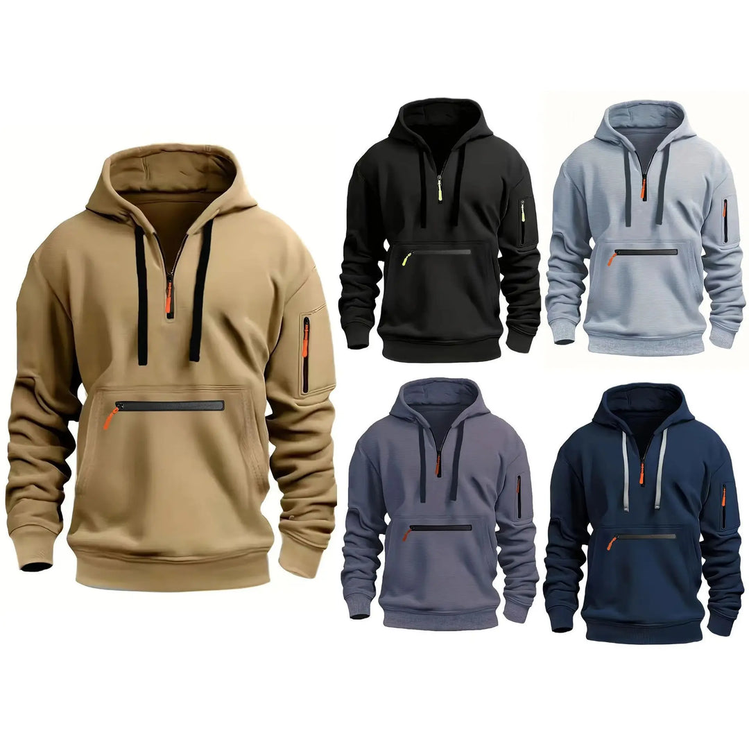 AlpenNord | Kapuzen-Zip-Up Sweatshirt