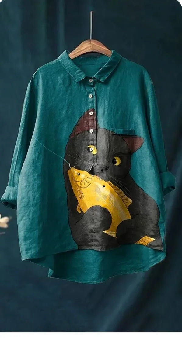 Uluru™ - Katzenkunst T-Shirt