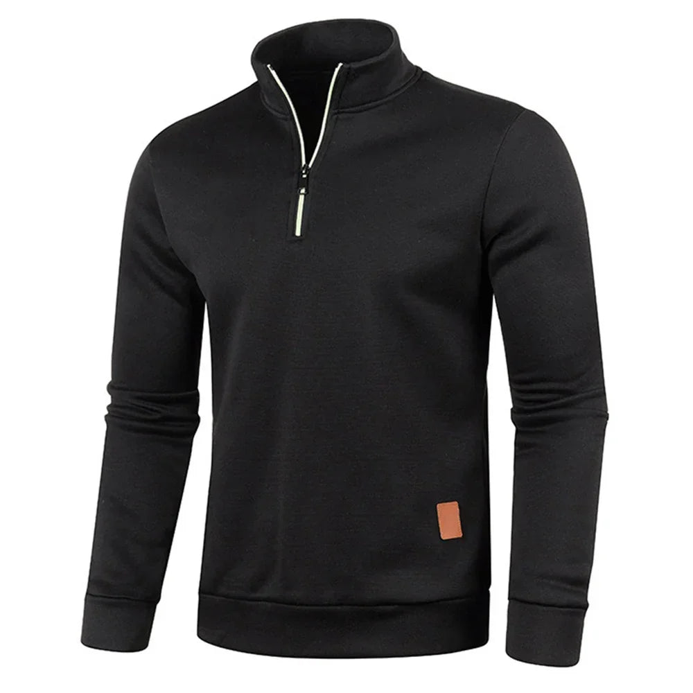 Alessandro - Herren Casual Pullover Langarm Mantel