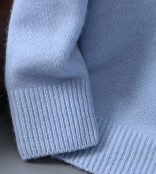 RYAN | WARMER MOHAIR PULLOVER - BLAU