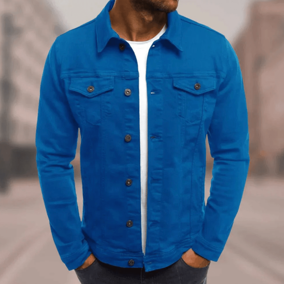 Herren Jacke mit Knöpfen und Taschen