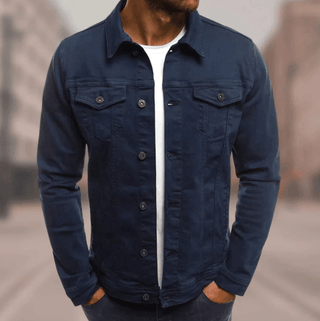 Herren Jacke mit Knöpfen und Taschen