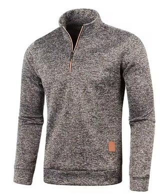 Alessandro - Herren Casual Pullover Langarm Mantel