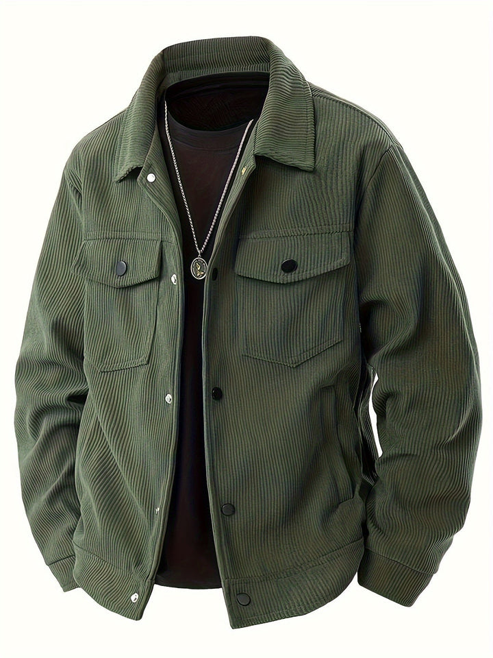 Herren Hemdjacke mit Taschen