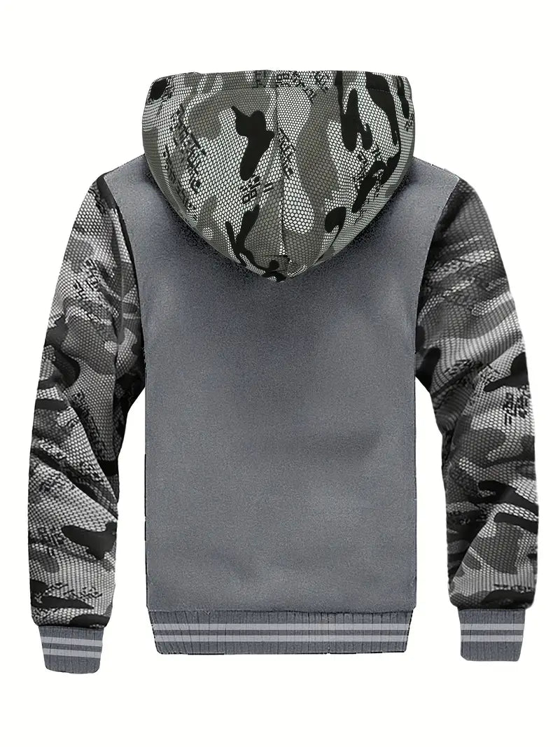 Noah - Warme Herren Fleecejacke Mit Kapuze