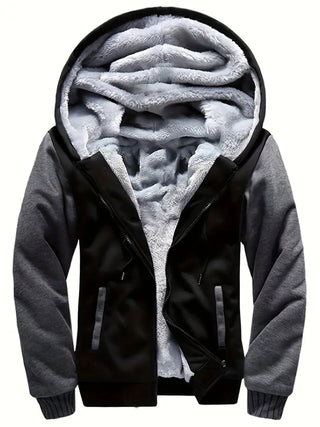 Noah - Warme Herren Fleecejacke Mit Kapuze