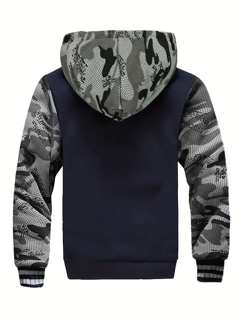 Noah - Warme Herren Fleecejacke Mit Kapuze