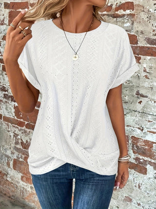 Carrie™ - Bequemes T-Shirt mit Twist-Saum