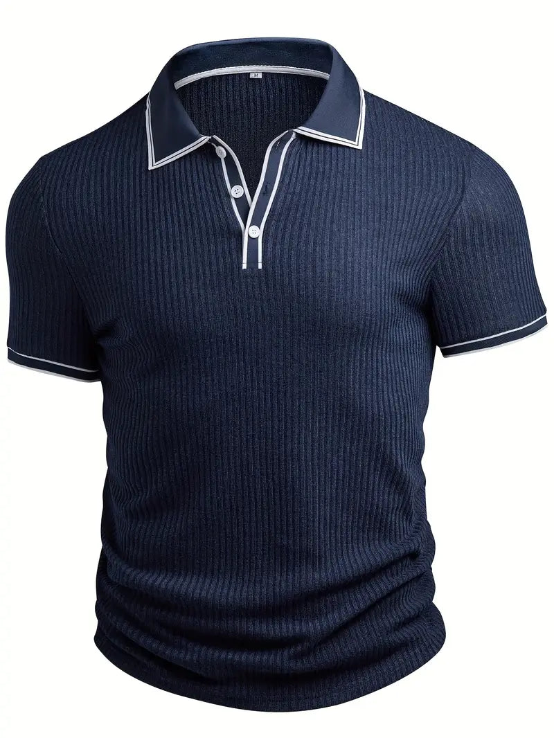 Emilio™ - Herren maßgeschneiderte gerippte Polo