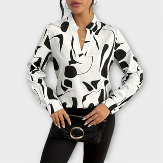 Celine™ - Elegante Bluse Mit Design
