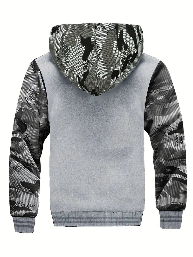 Noah - Warme Herren Fleecejacke Mit Kapuze