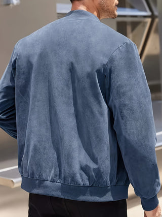Dex™ - Klassische Wildleder-Zipperjacke