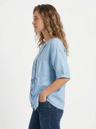 Lily | Vintage-inspirierte lockere Passform Bluse