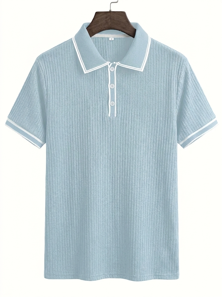 Emilio™ - Herren maßgeschneiderte gerippte Polo