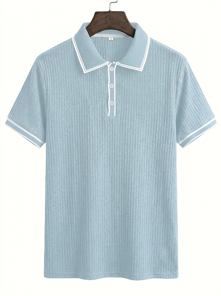 Emilio™ - Herren maßgeschneiderte gerippte Polo