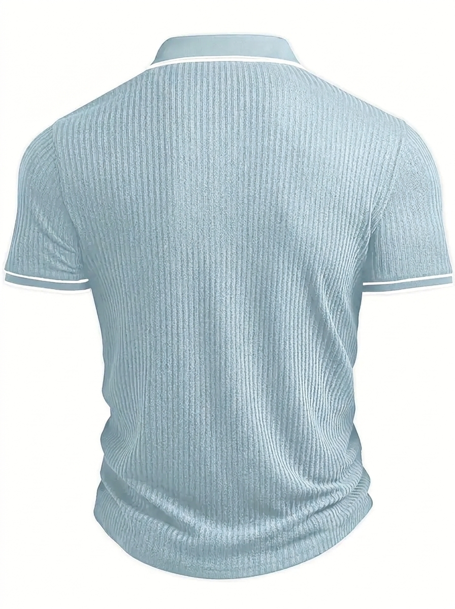 Emilio™ - Herren maßgeschneiderte gerippte Polo