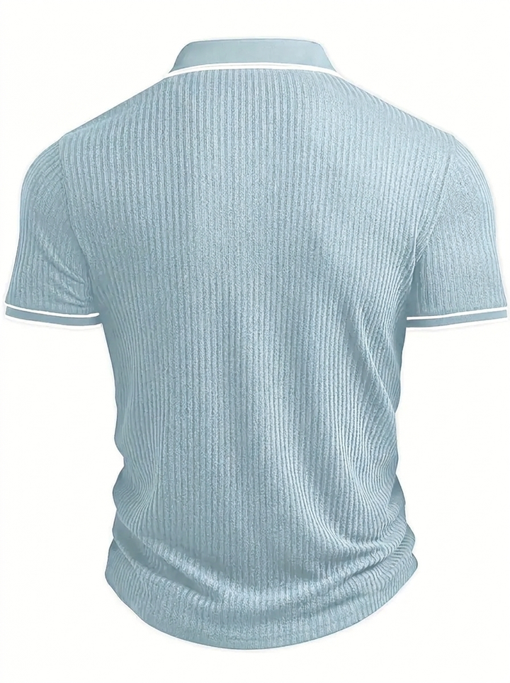 Emilio™ - Herren maßgeschneiderte gerippte Polo