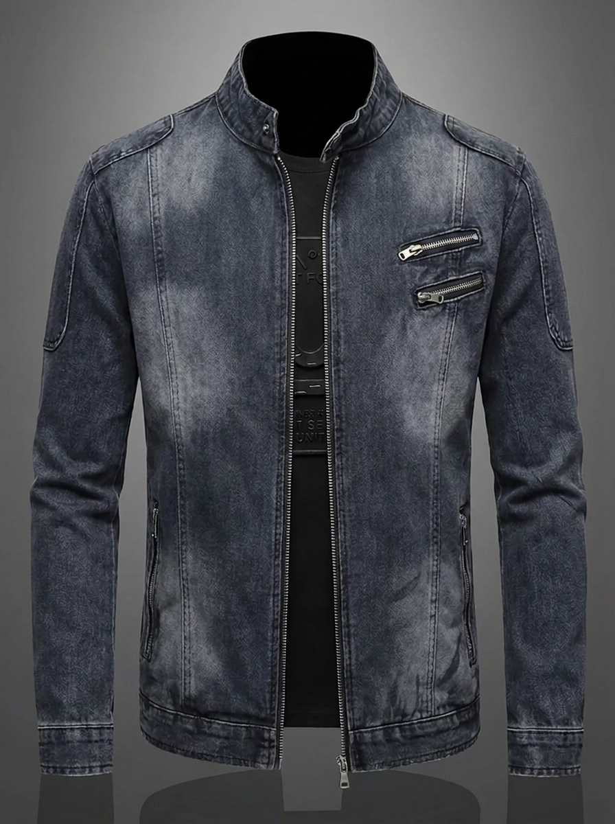Herren Jacke mit Reißverschluss und Tasche