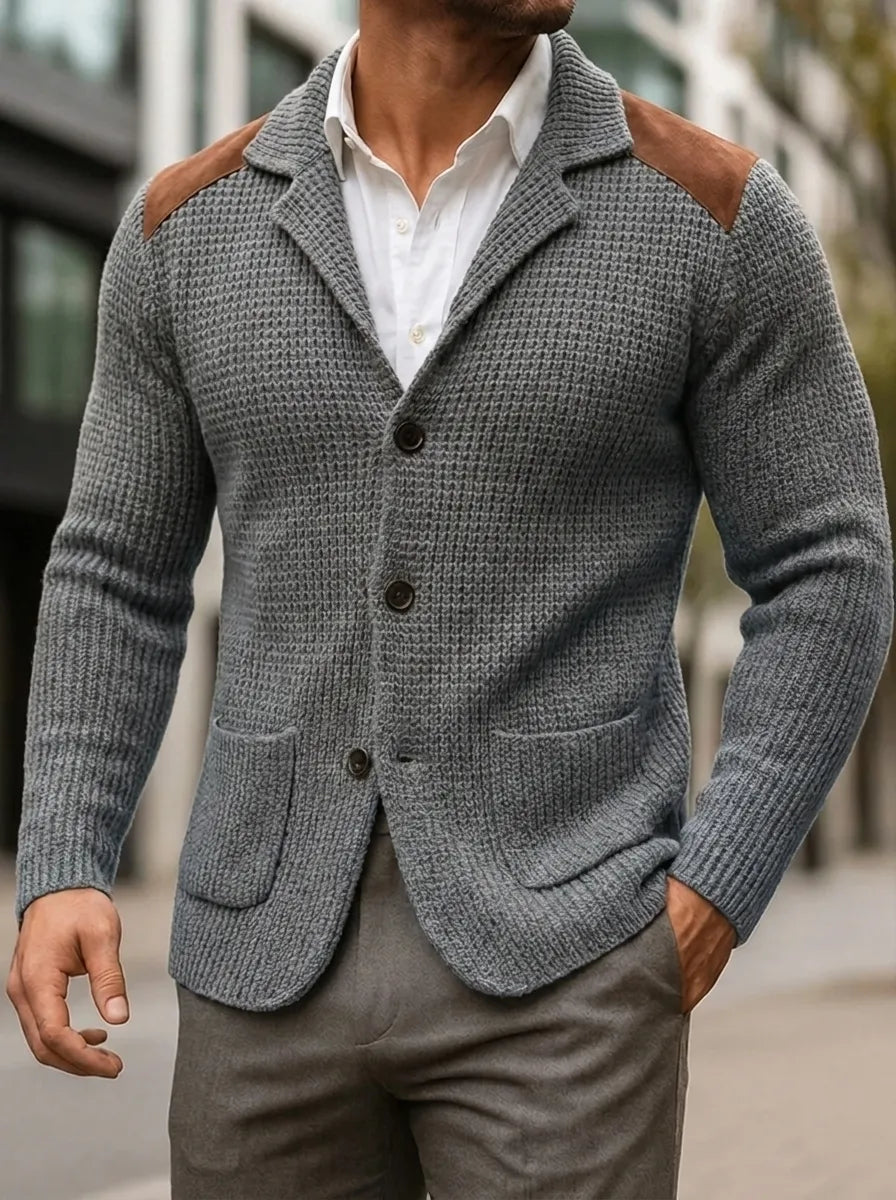 SILVORO | STRICKTEXTUR BLASER