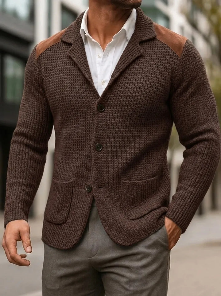 SILVORO | STRICKTEXTUR BLASER
