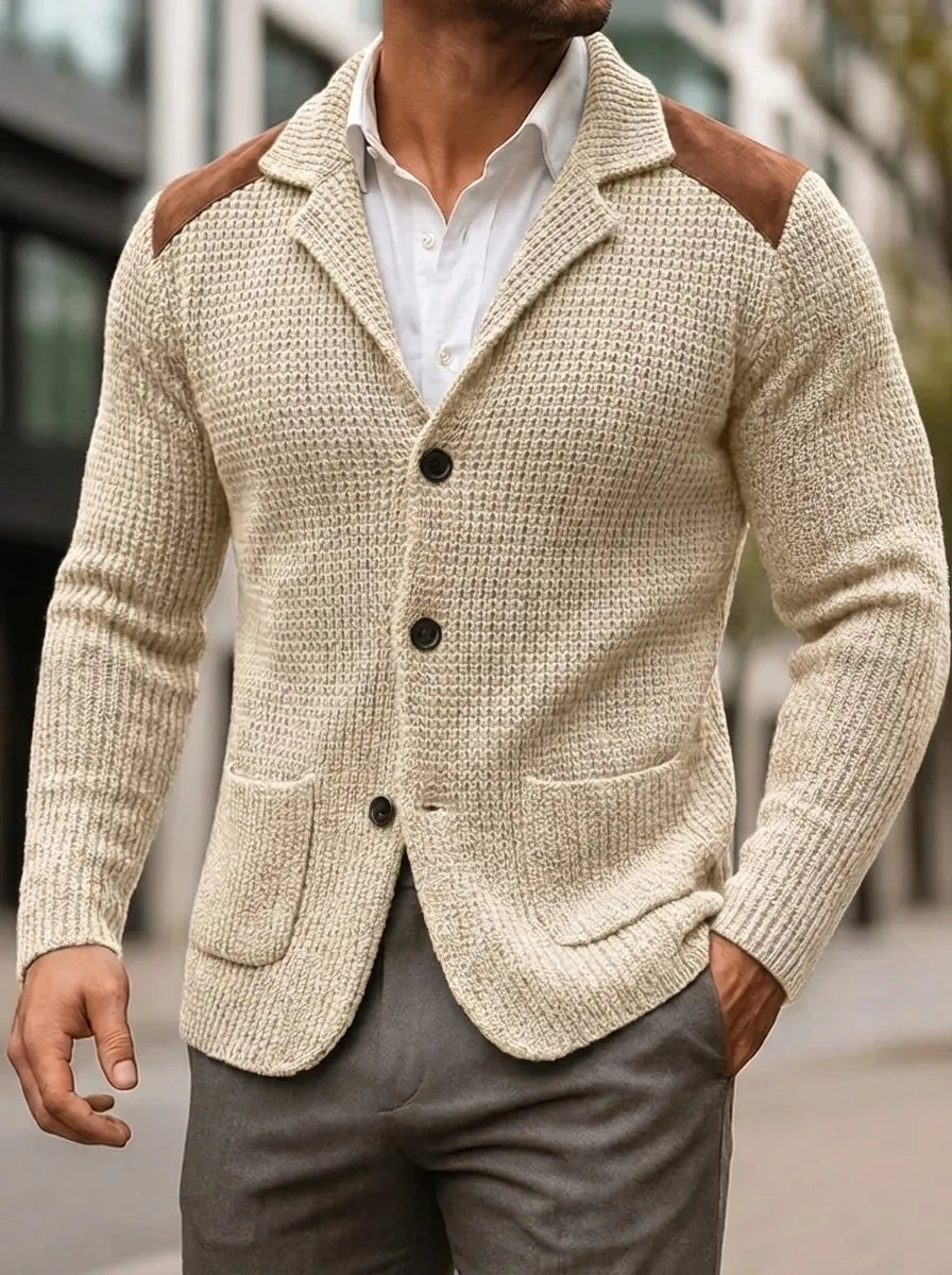 SILVORO | STRICKTEXTUR BLASER