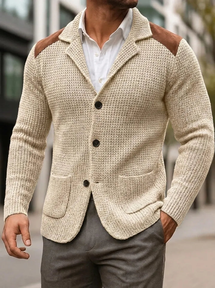 SILVORO | STRICKTEXTUR BLASER