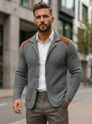 SILVORO | STRICKTEXTUR BLASER