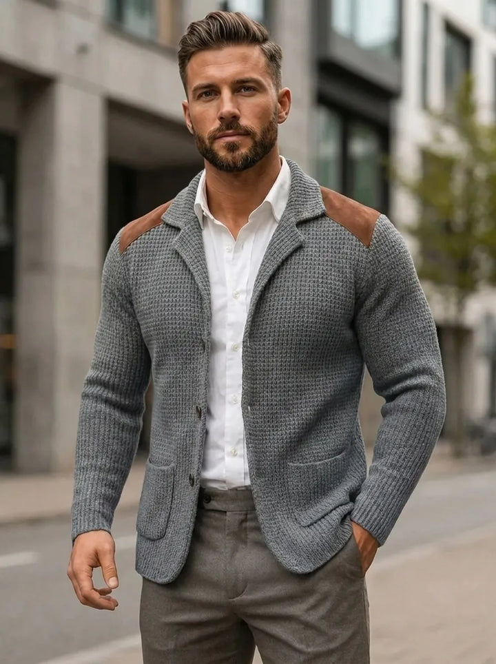 SILVORO | STRICKTEXTUR BLASER