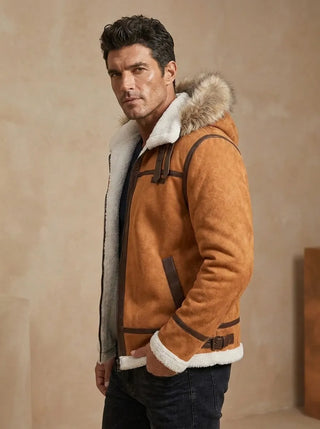 Klaus™ - Leder Winterjacke