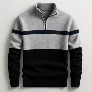 ELSTON HERITAGE PULLOVER MIT VIERTELZIP