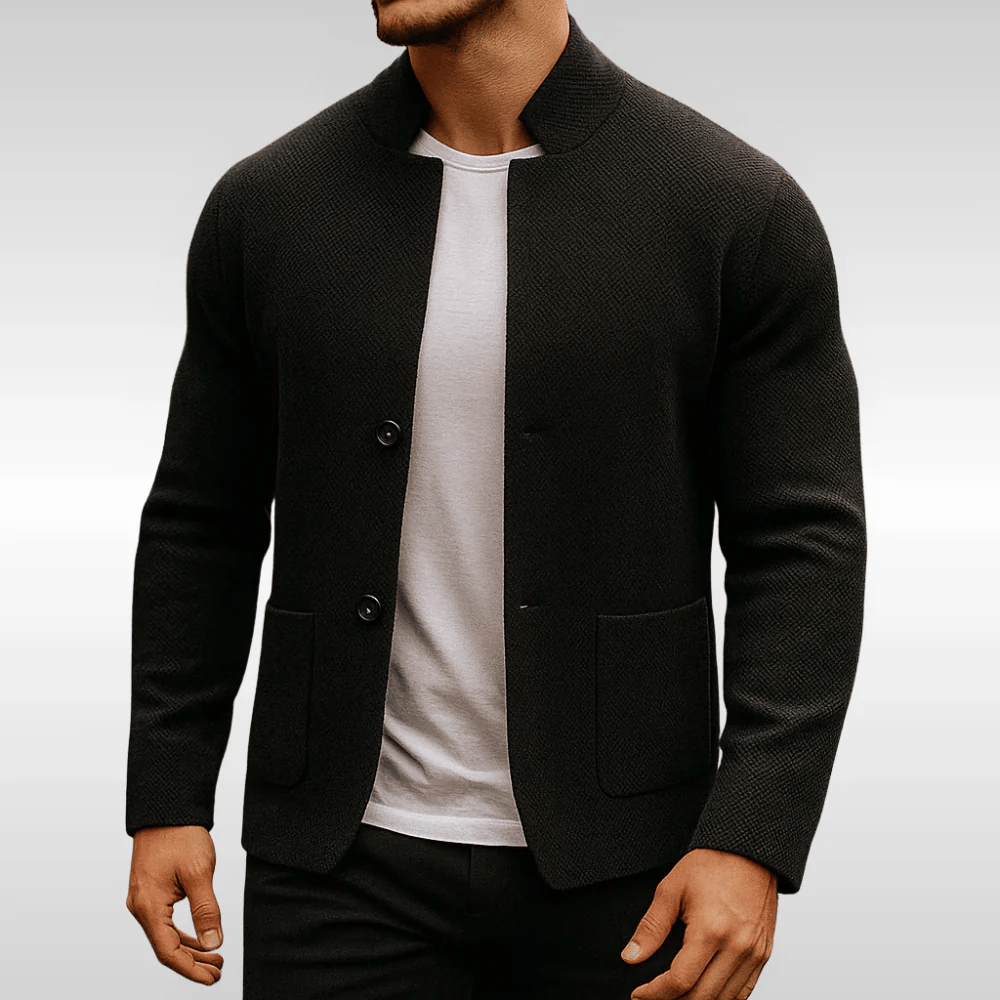 LAURENT MONACO | HERREN STRICKTEXTUR WESTE