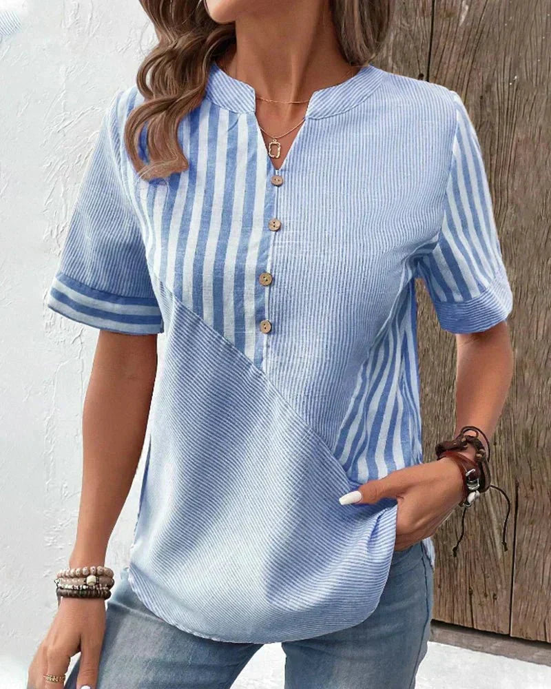 Monroe™ | Weiche gestreifte Bluse