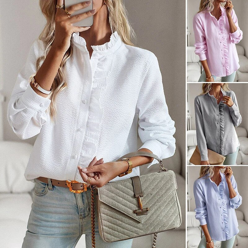 Belle™ - Elegante Polo-Bluse