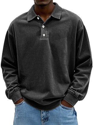 William™ - Vintage Langarm-Polo