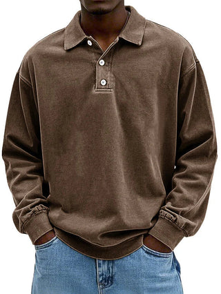 William™ - Vintage Langarm-Polo