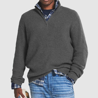 Jerry - Business Casual Pullover Mit Reißverschluss