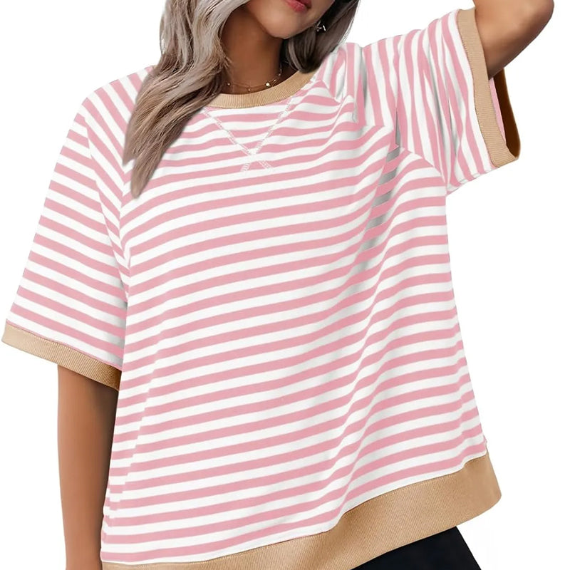 Iolanda - Lässiges Gestreiftes T-Shirt