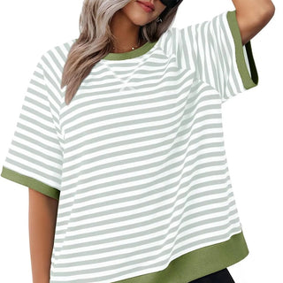 Iolanda - Lässiges Gestreiftes T-Shirt