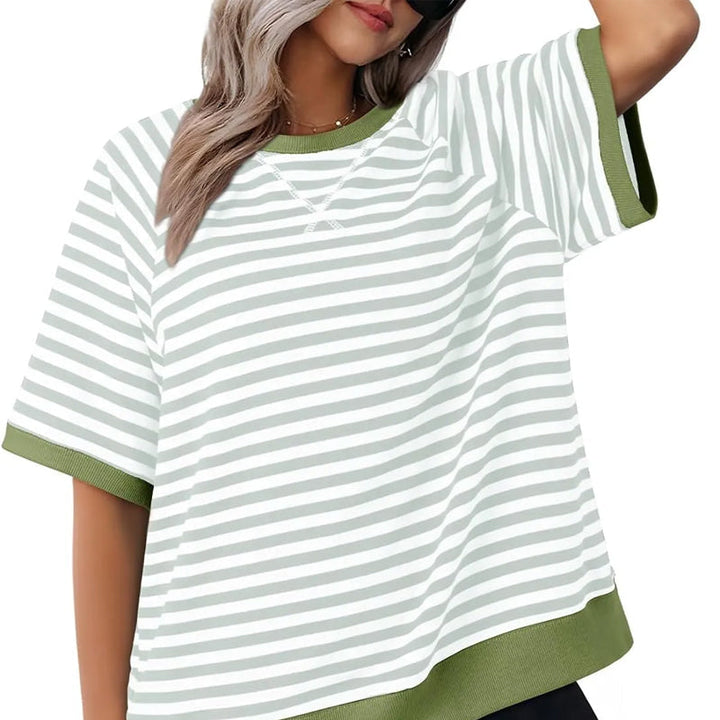 Iolanda - Lässiges Gestreiftes T-Shirt