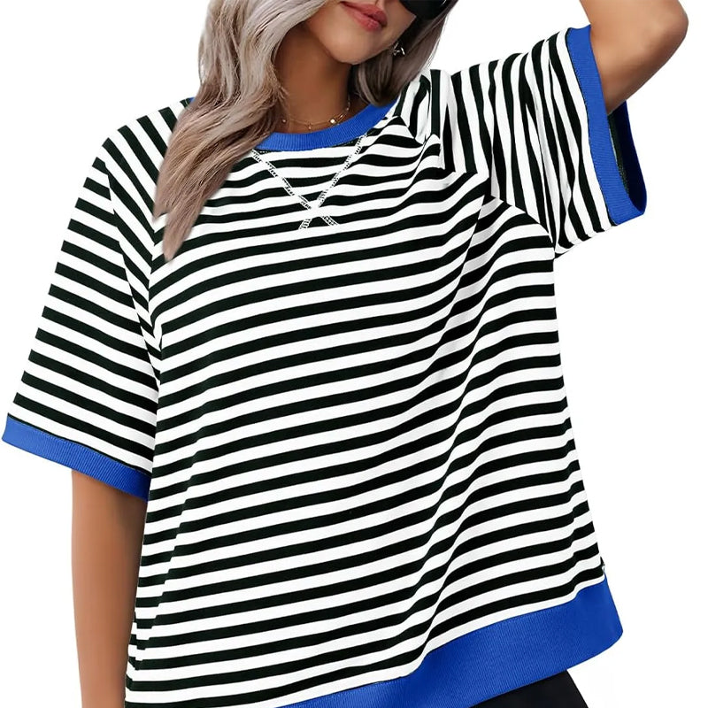 Iolanda - Lässiges Gestreiftes T-Shirt