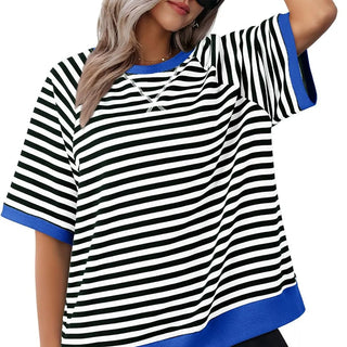 Iolanda - Lässiges Gestreiftes T-Shirt