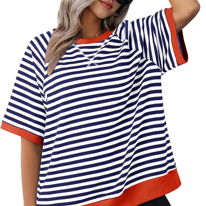 Iolanda - Lässiges Gestreiftes T-Shirt