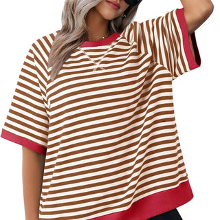 Iolanda - Lässiges Gestreiftes T-Shirt