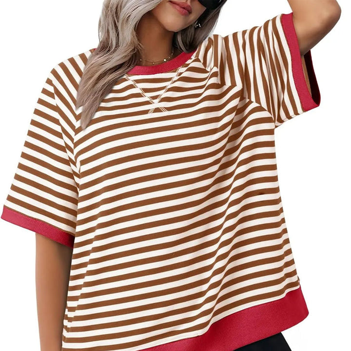 Iolanda - Lässiges Gestreiftes T-Shirt