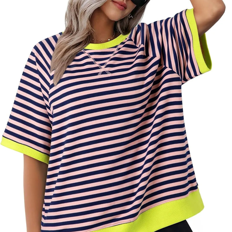Iolanda - Lässiges Gestreiftes T-Shirt