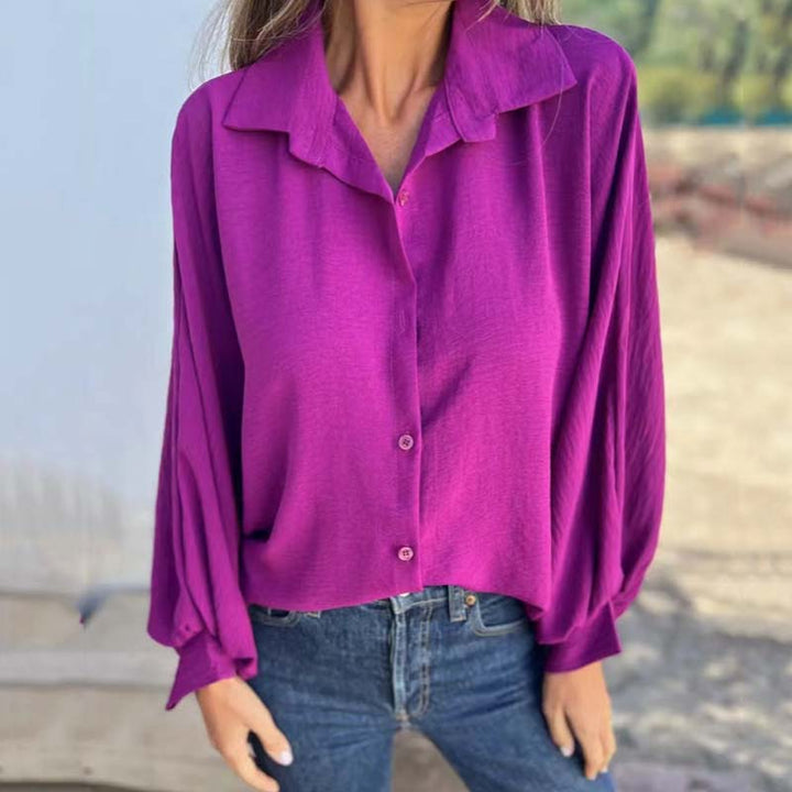 Elysa™ - Elegante Bluse mit Knopfleiste