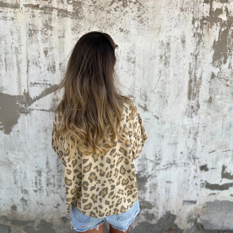 Leely™ - Damen Langarmshirt mit Print
