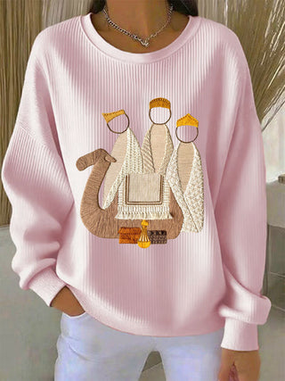 Damen Weihnachts-Jesu-Geburts-Sweatshirts