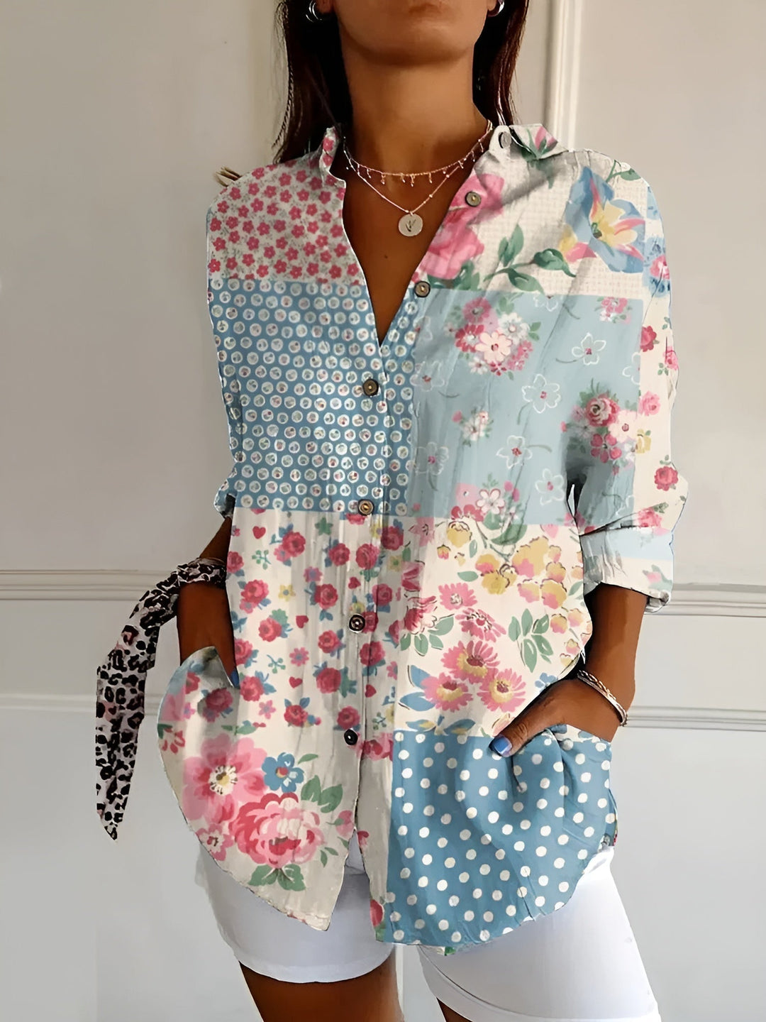 Avril™ | Schicke Bluse mit verspielten Drucken
